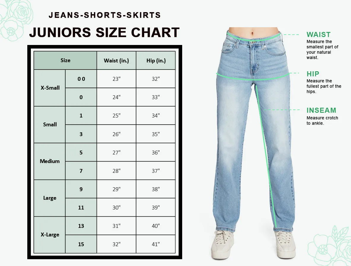 Acid Wash Slim Straight Jeans