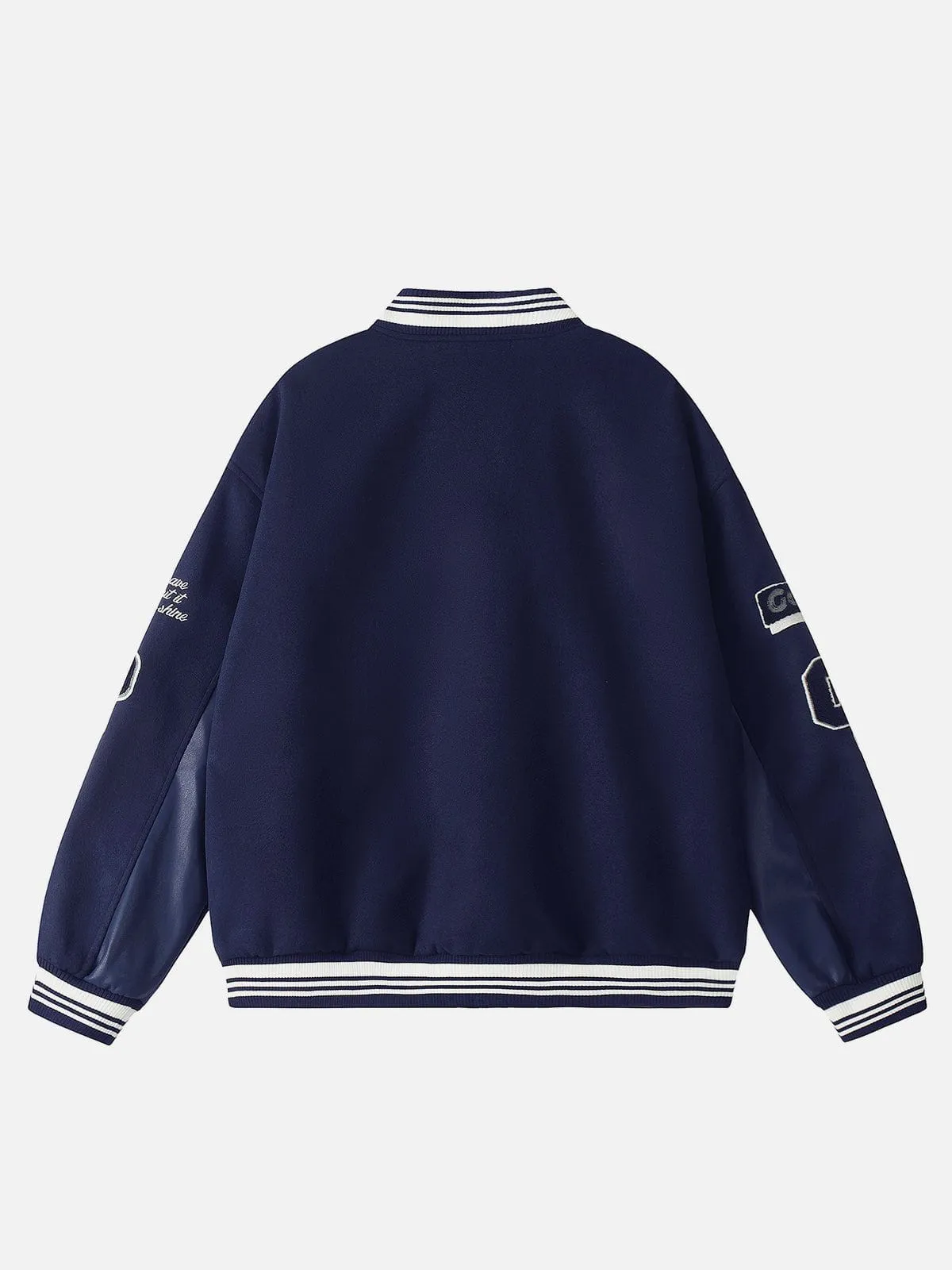Aelfric Eden Towel Embroidery Varsity Jacket
