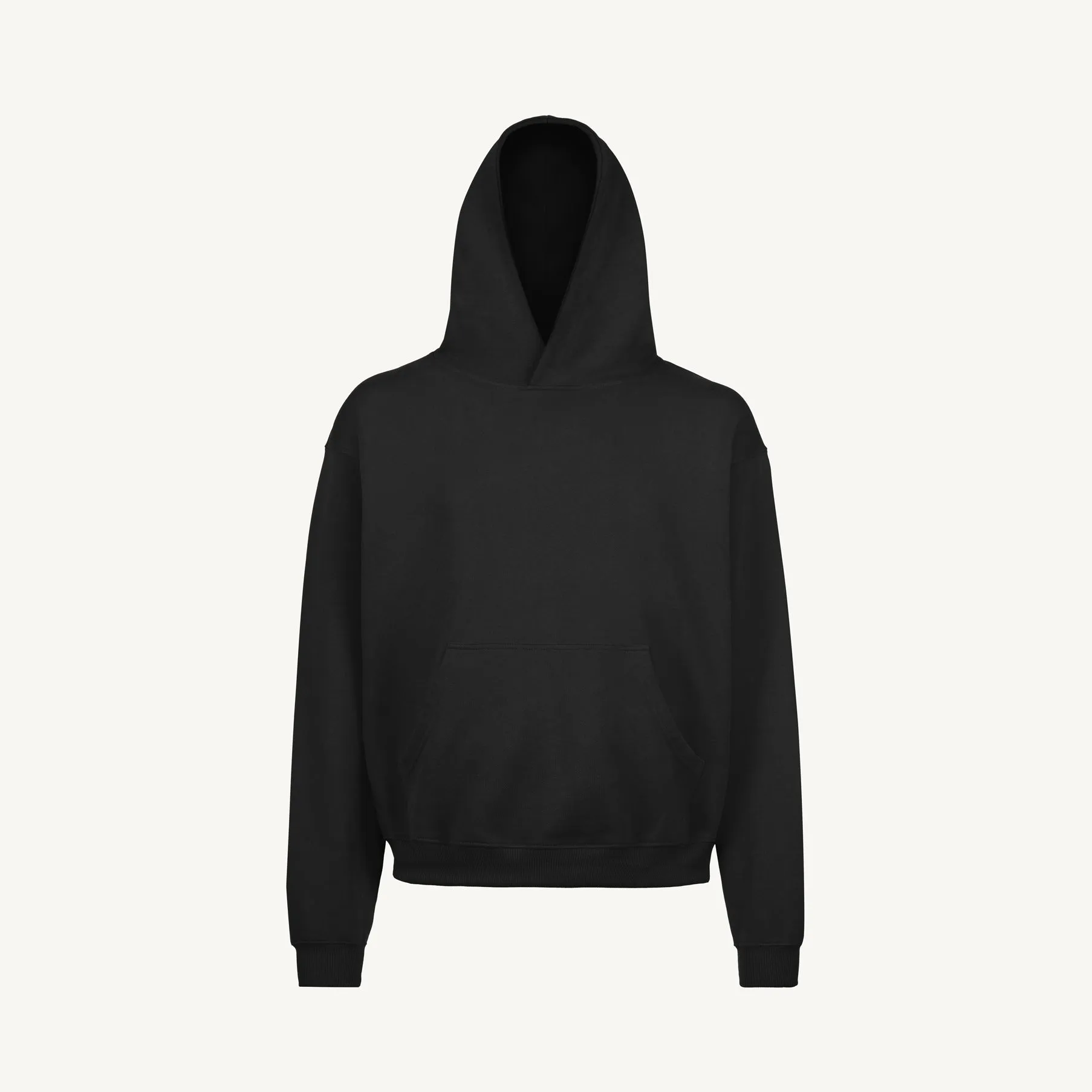 Black Oversized Hoodie.