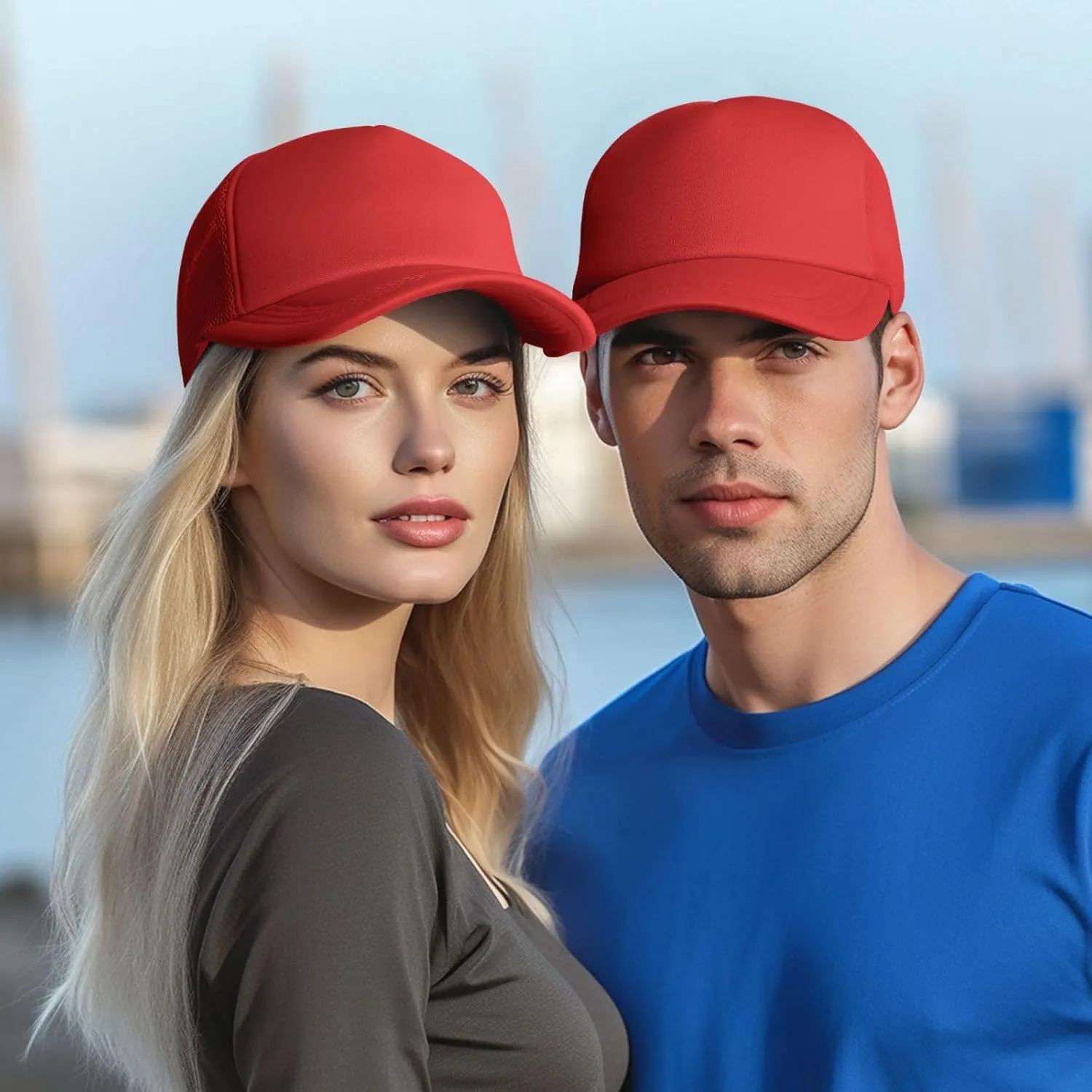 Custom Mesh Trucker Hat Baseball Cap Design Your Logo Text Photo Hats for Men Women Bulk Customized Gift