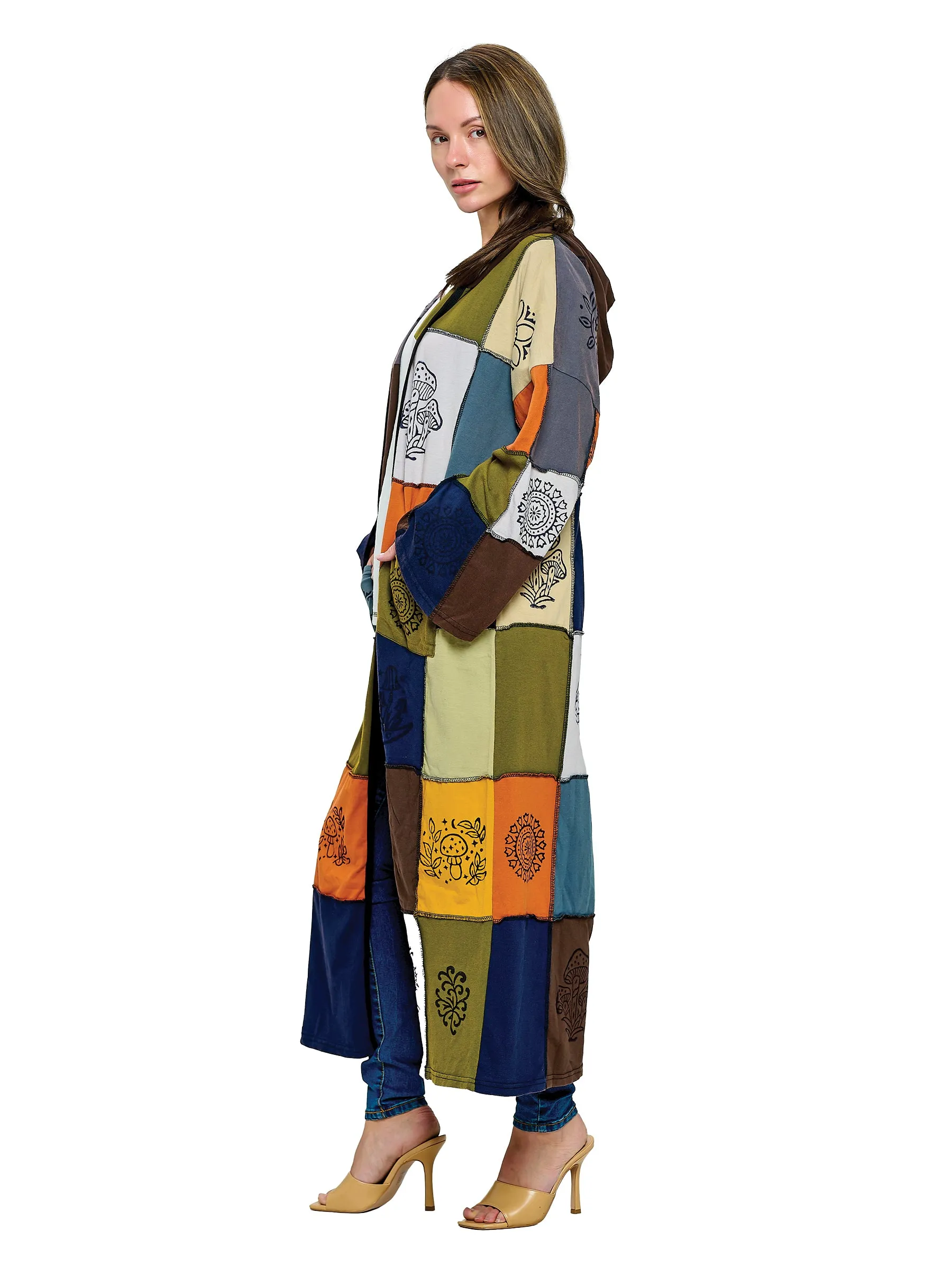 Duster Patchwork Hand painted