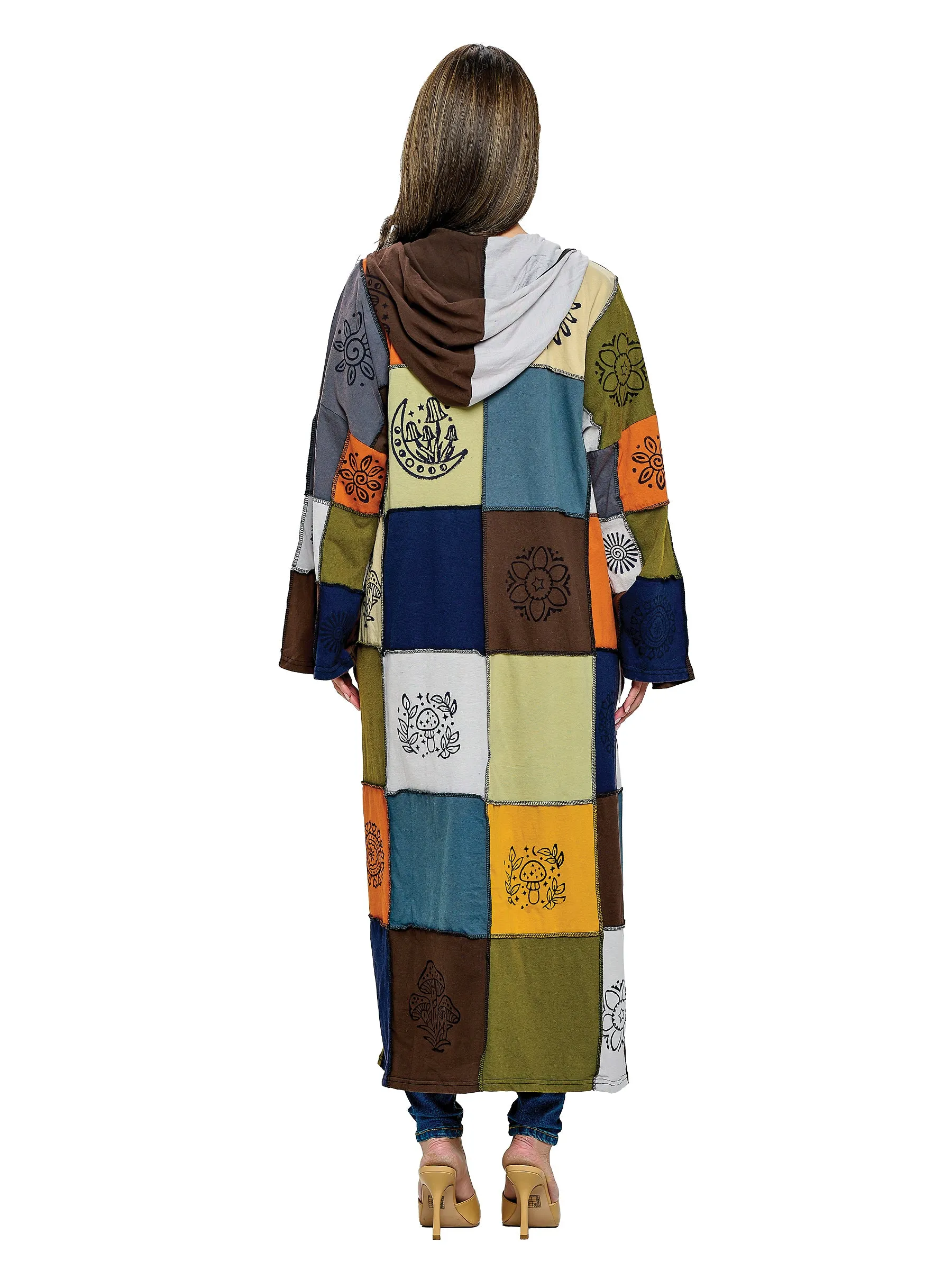 Duster Patchwork Hand painted