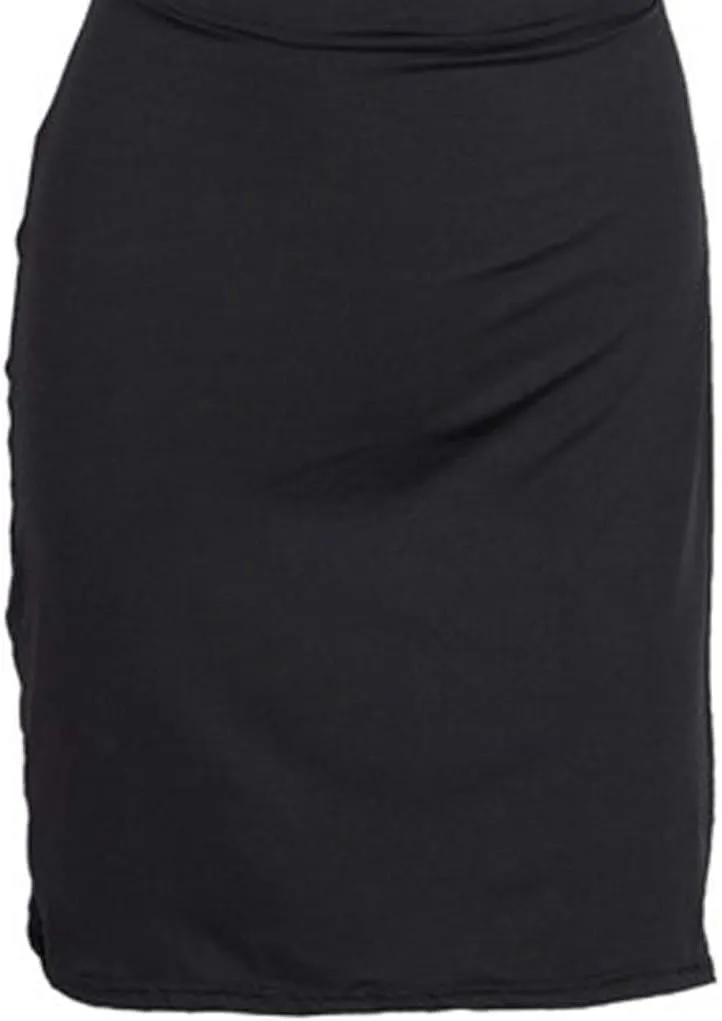 Fashion Women's Sexy Deep V-Neck Halter Backless Slit Mini Party Club Dress