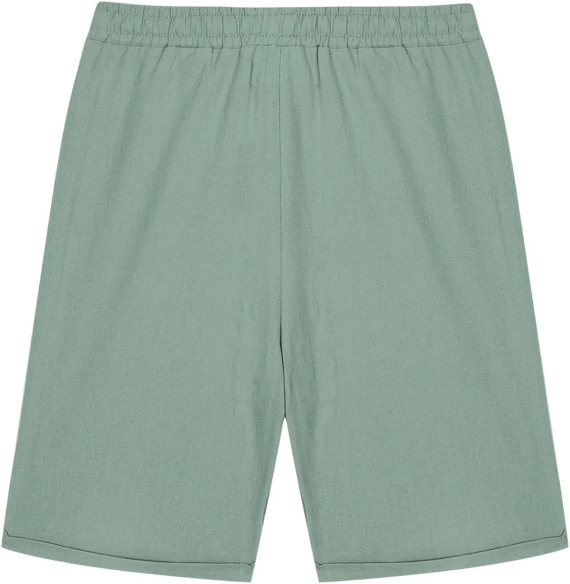 Kids Teens Girls Elastic Waist Knee Length Casual Cotton Shorts with 𝐃rawstring Leisure Joggers Trousers