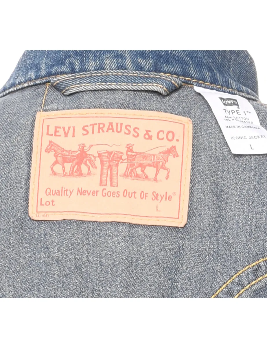 Levi's Medium Wash Denim Vest - L