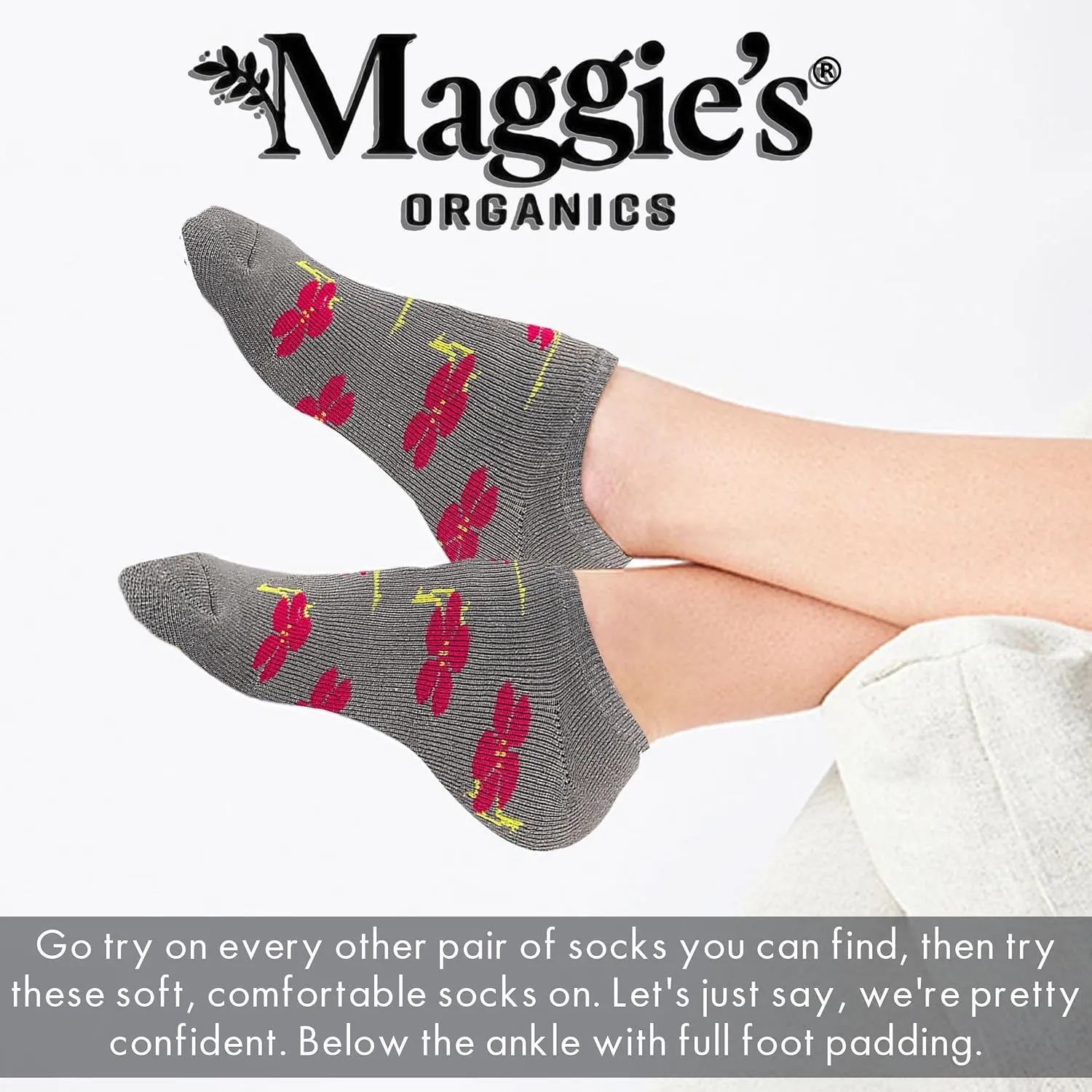 Maggie's Organic Cotton Footie Socks