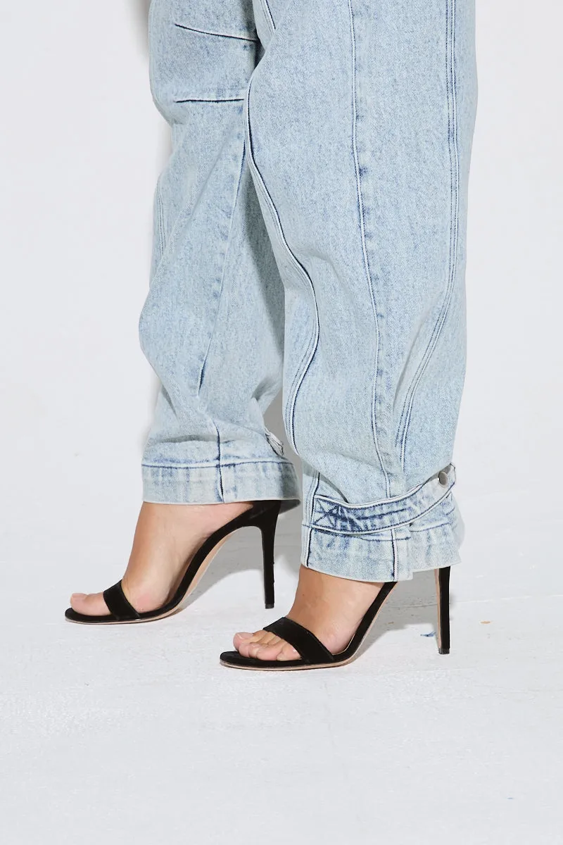 MARLI Acid Wash High Waist Denim Jeans