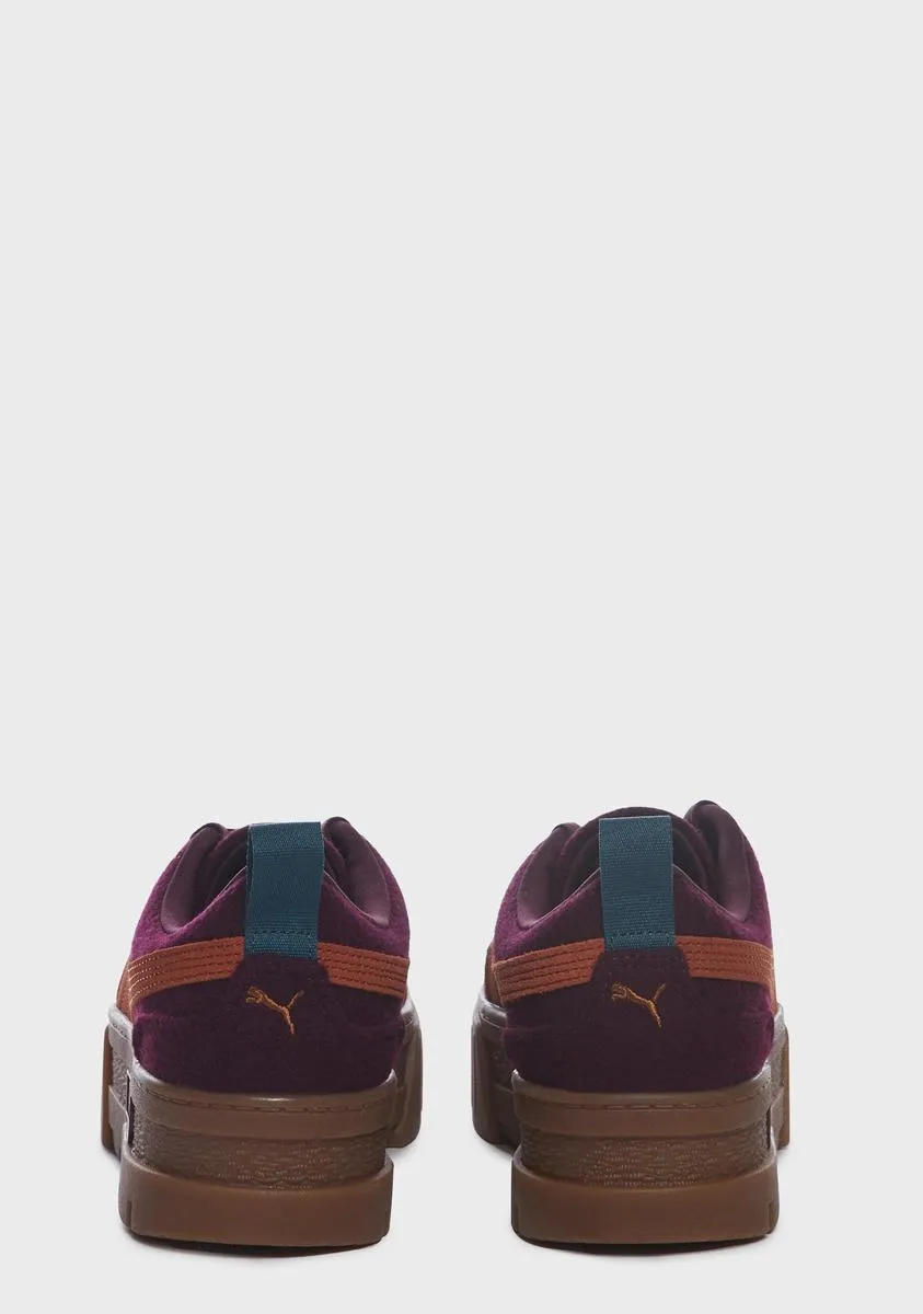 Mayze Wooly Platform Sneakers