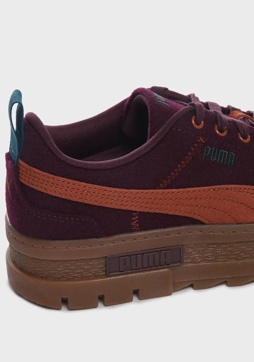 Mayze Wooly Platform Sneakers