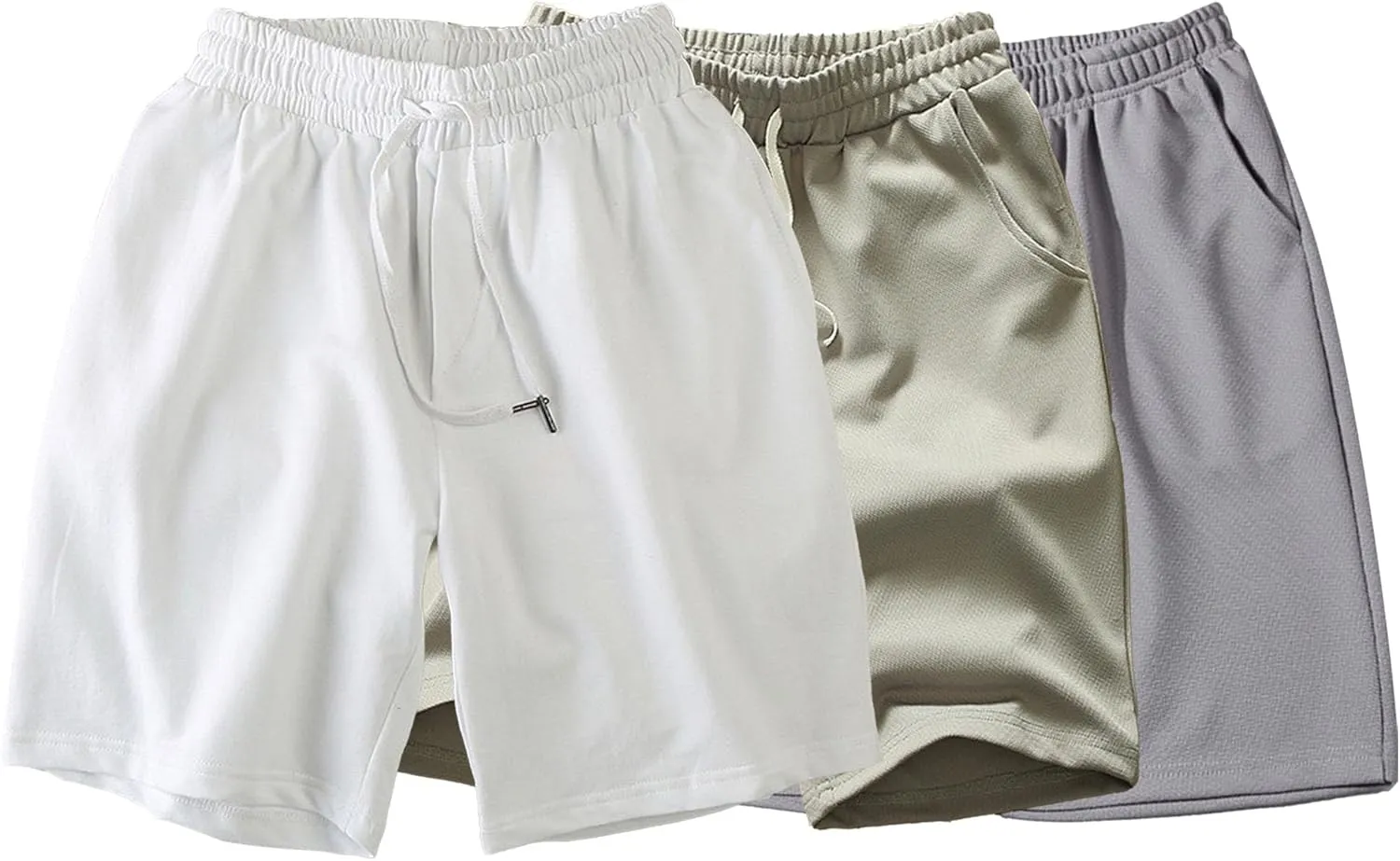 Men's Running Athletic Shorts Lightweight Quick Dry Sports Short Workout Gym Shorts with Pockets