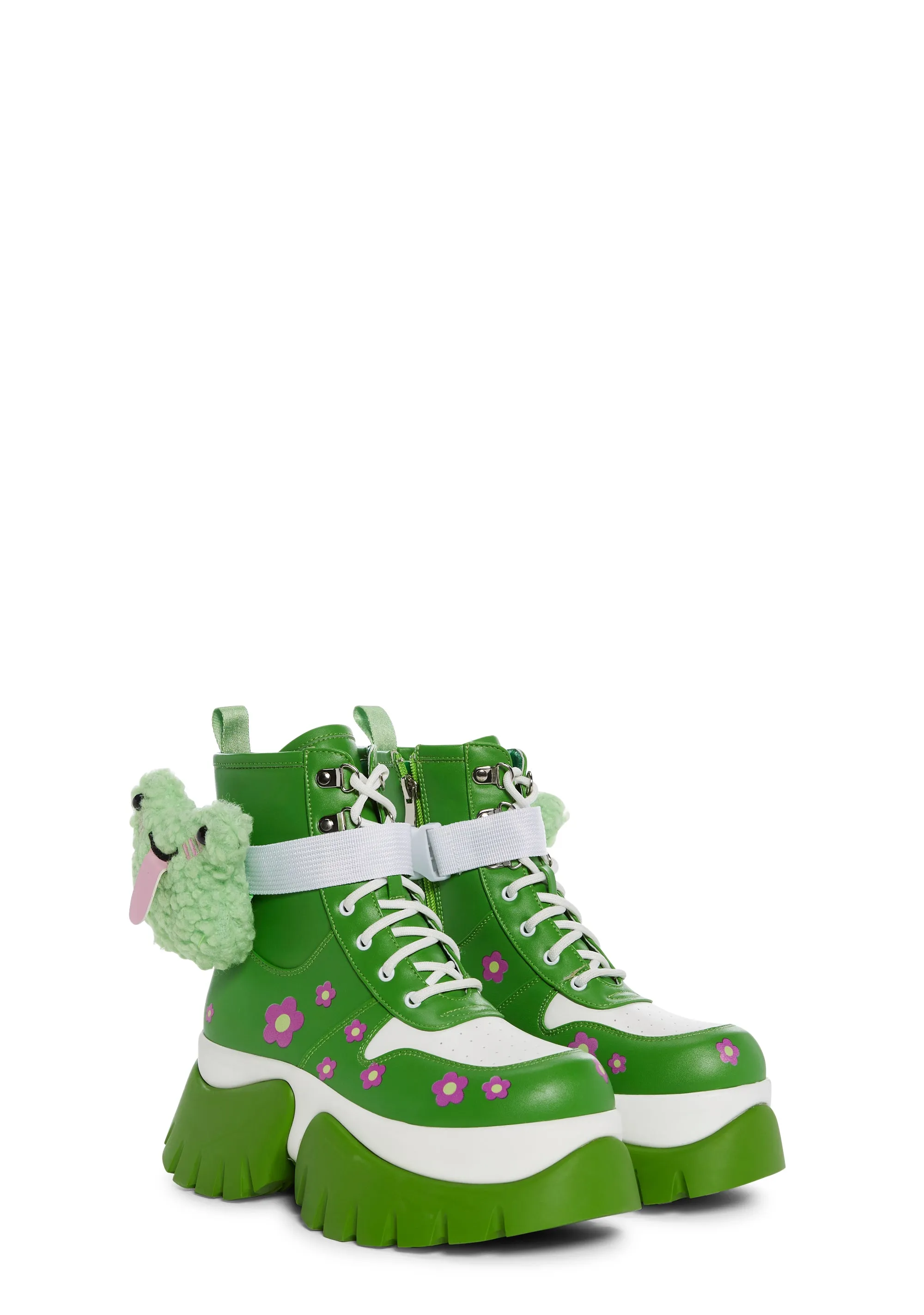My Tongue Is Sticky Platform Sneakers