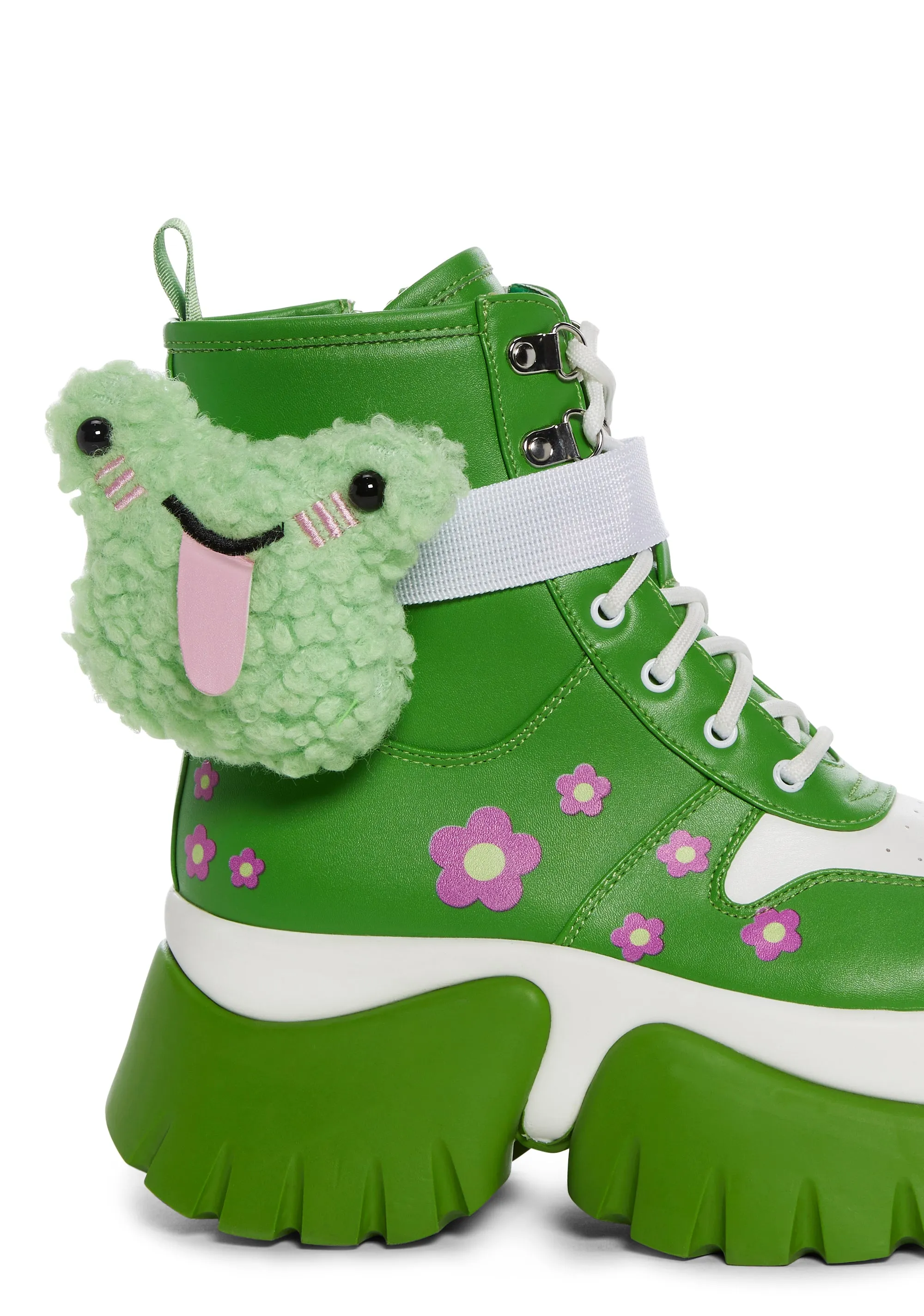 My Tongue Is Sticky Platform Sneakers