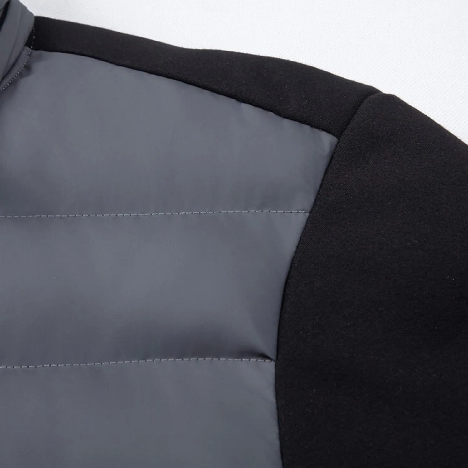 Plus Size Puffer Jacket Mens Hooded Down Jacket Patchwork Jackets Windproof Zipper Coat Winter Warm Cotton Jacke