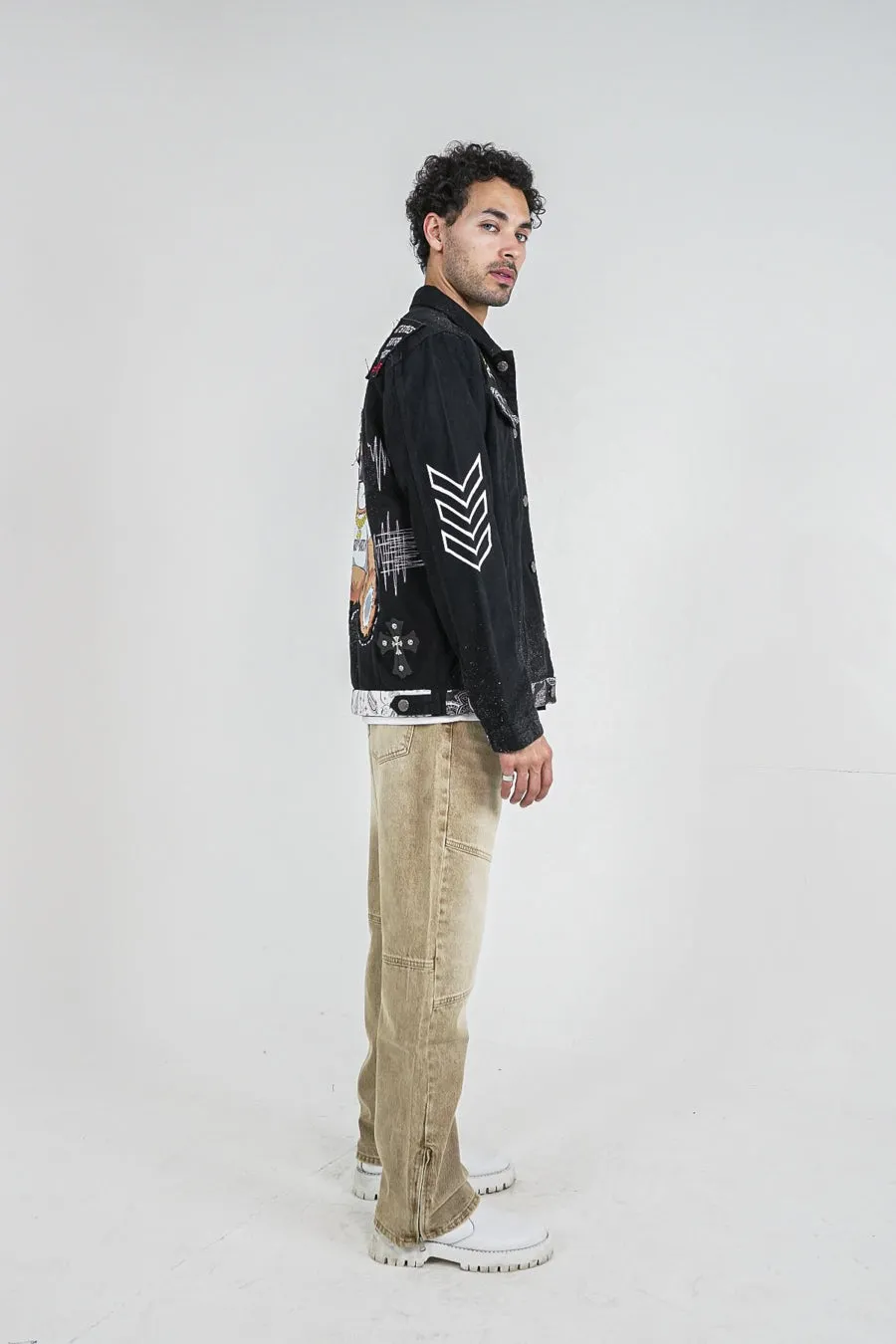 TEDDY DOESN'T HAVE THE CODE TO THE WIFI' - BLACK VALKYRE JACKET