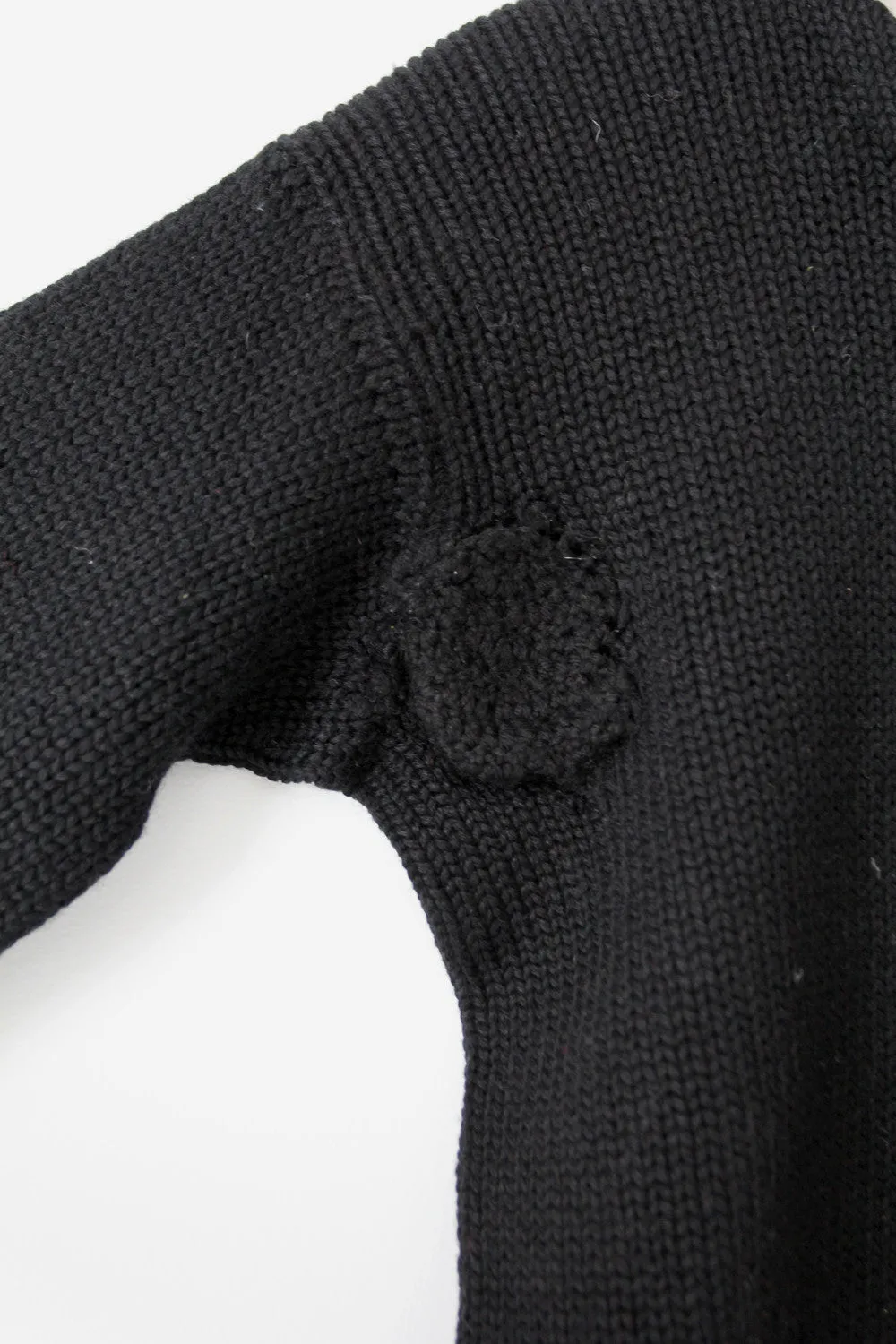 vintage 30s black sweater