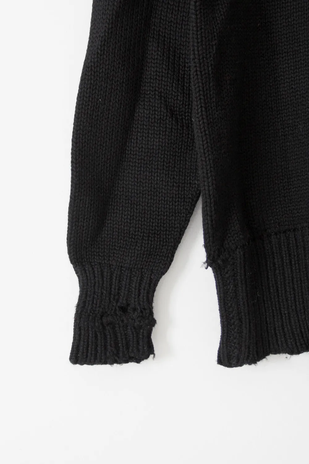 vintage 30s black sweater