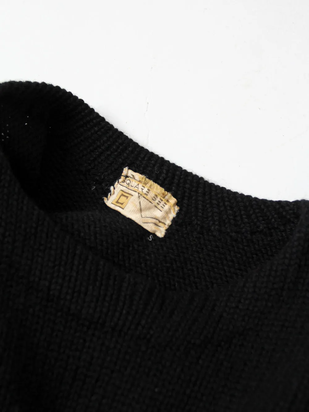 vintage 30s black sweater