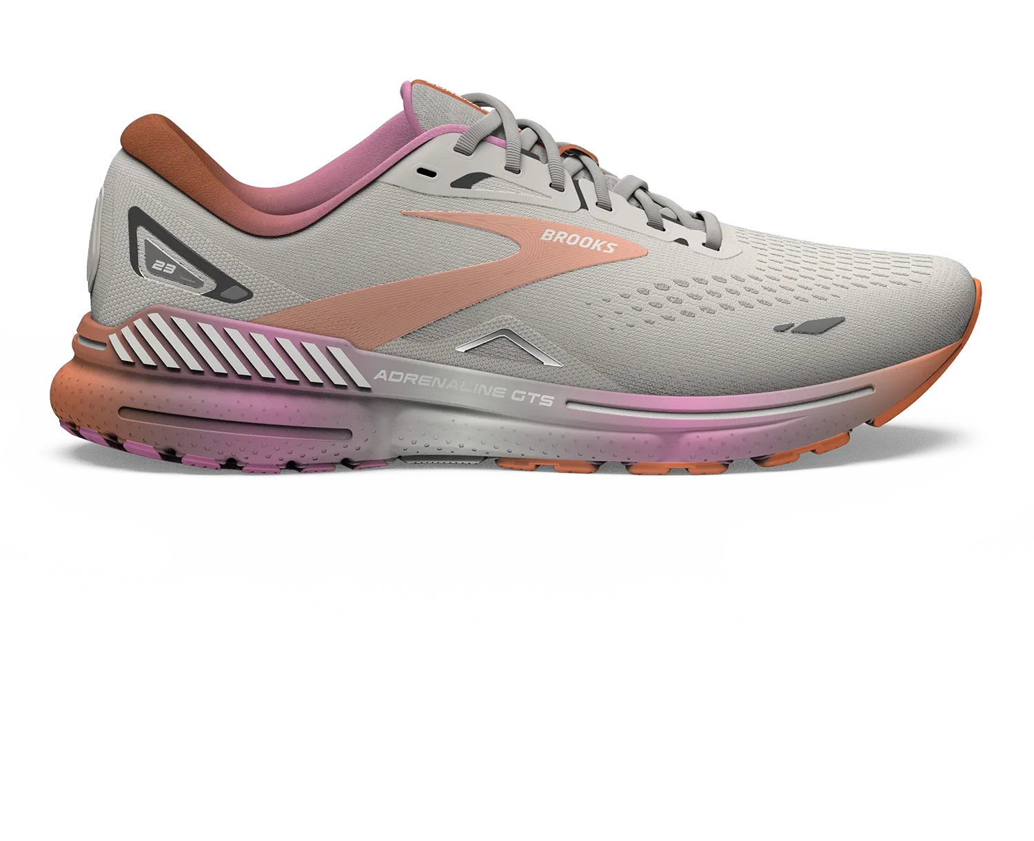 Women's Adrenaline GTS 23 (117- White Sand/Sunset/Fuchsia)